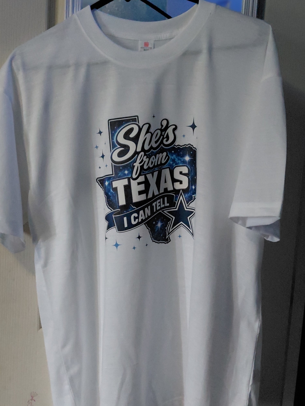 White 'She's From Texas' Graphic Tee - White
